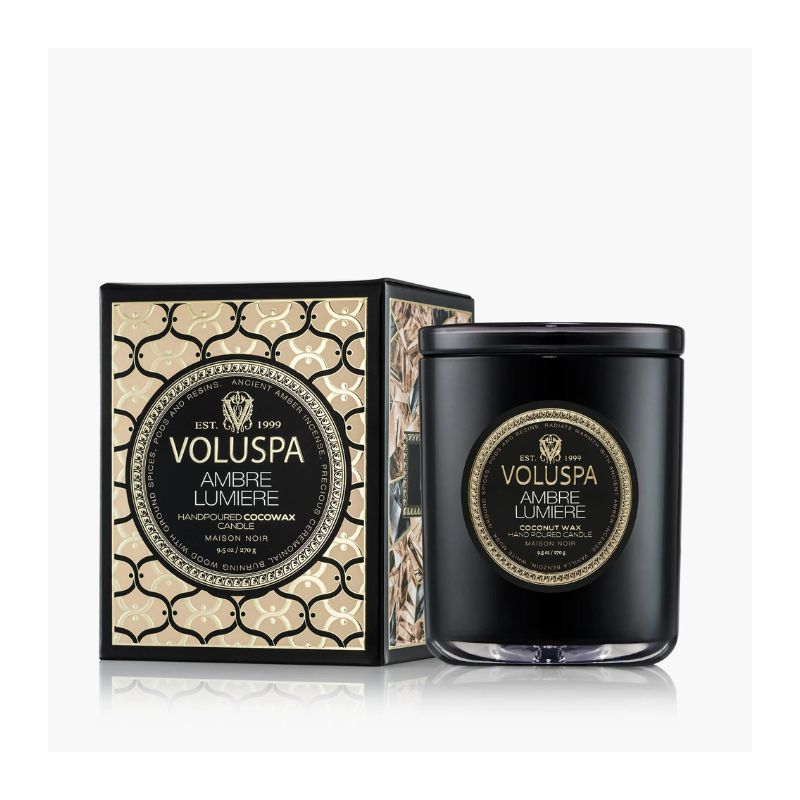 Voluspa Ambre Lumiere Classic Candle - Boutique Marie Dumas