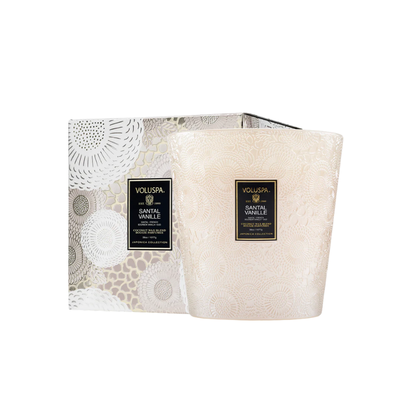 Voluspa Santal Vanille Hearth 3-Wick Candle