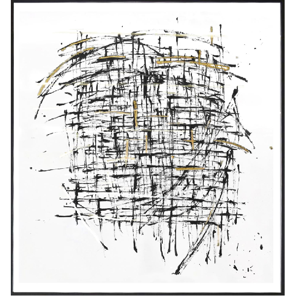 Criss Cross - Black &amp; Gold