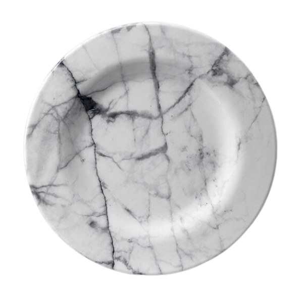 MarioLuca Giusti Set of 6 Marble Salad Plates