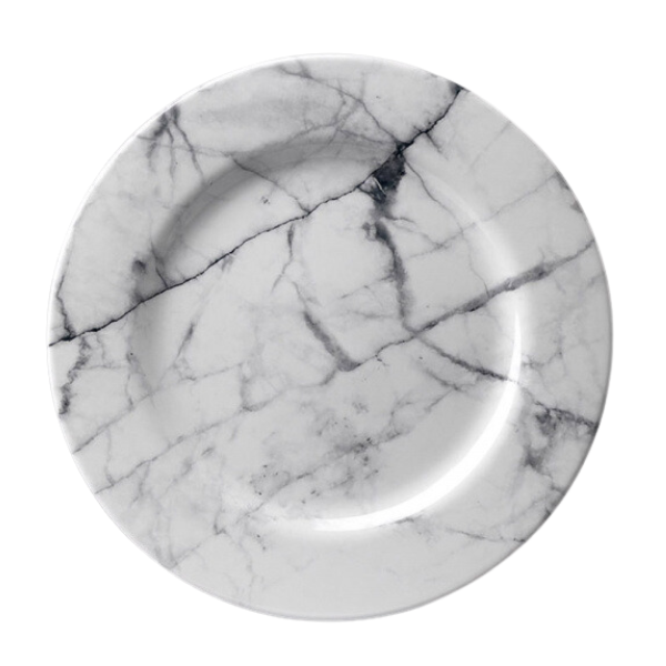 MarioLuca Giusti Set of 6 Marble Dinner Plates