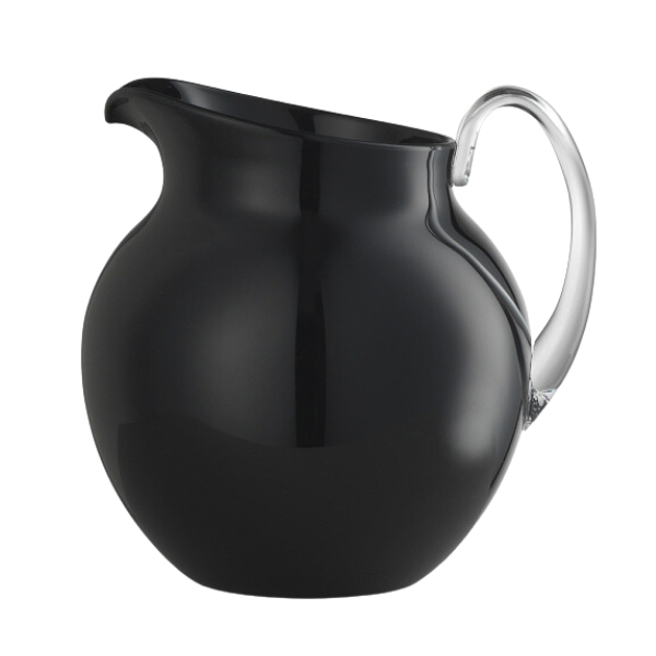 MarioLuca Giusti Black Palla Acrylic Pitcher