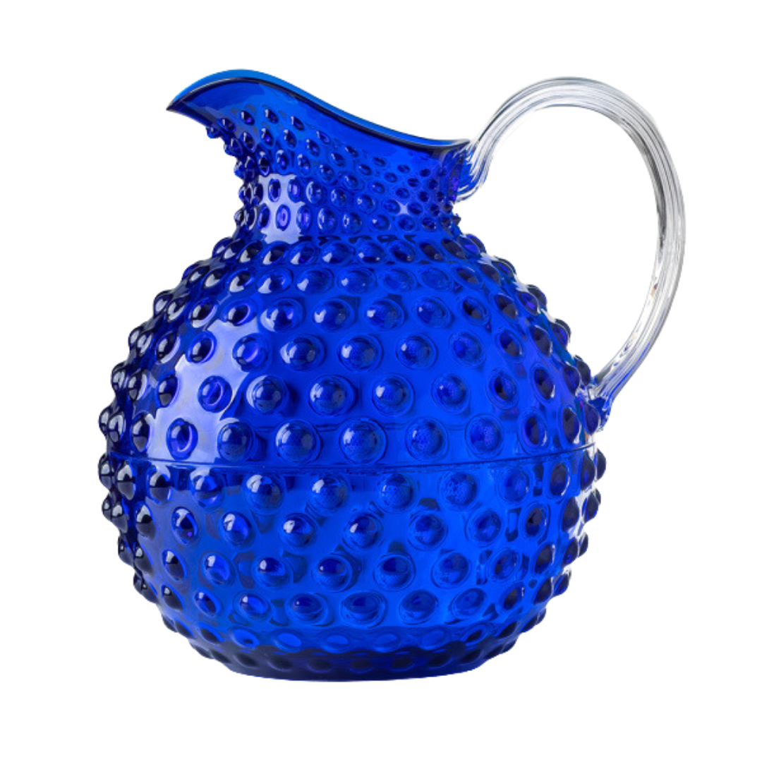 MarioLuca Giusti Acrylic Sister Rosetta Blue Pitcher