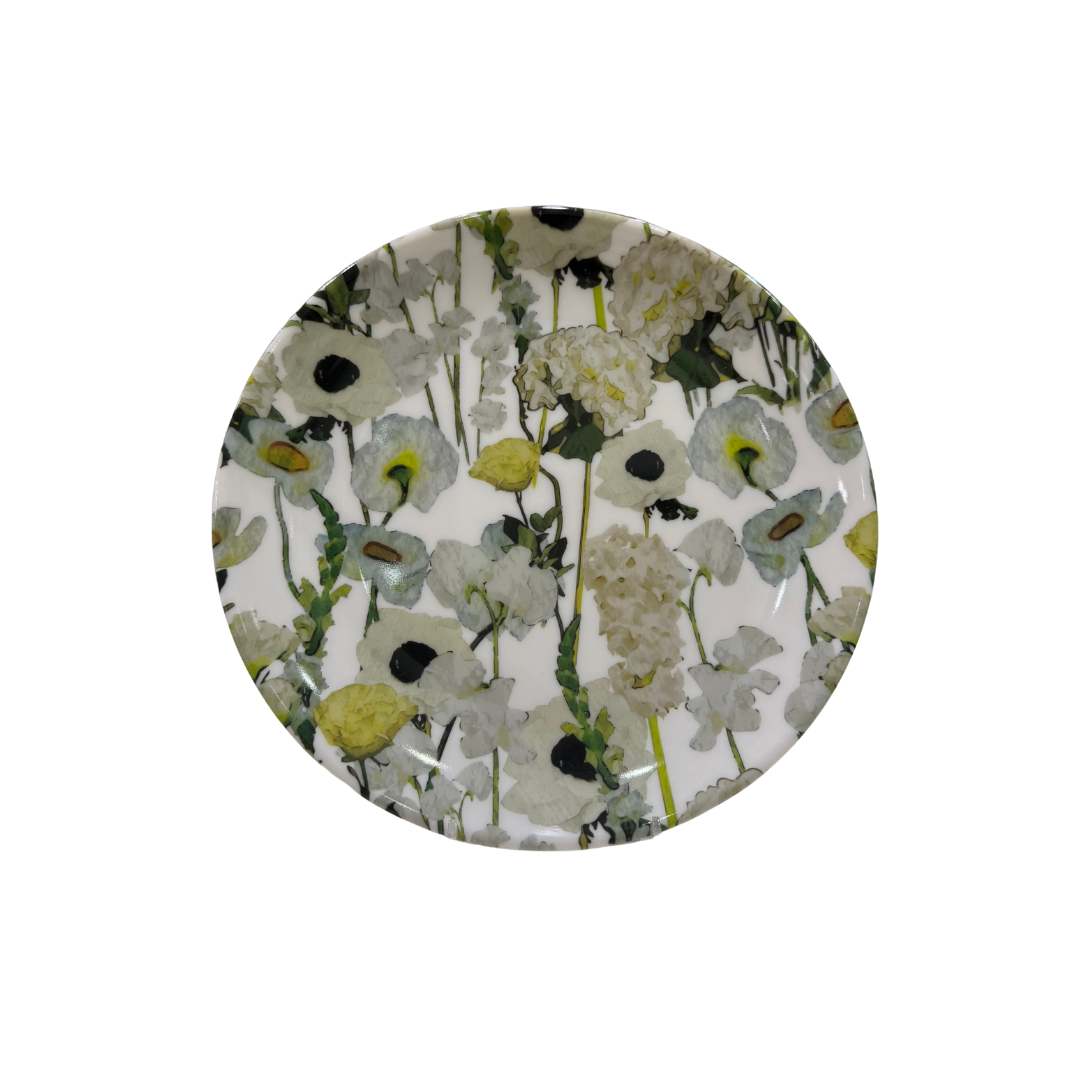 Elizabeth Sutton Floral Garden Set of 4 Salad Plates