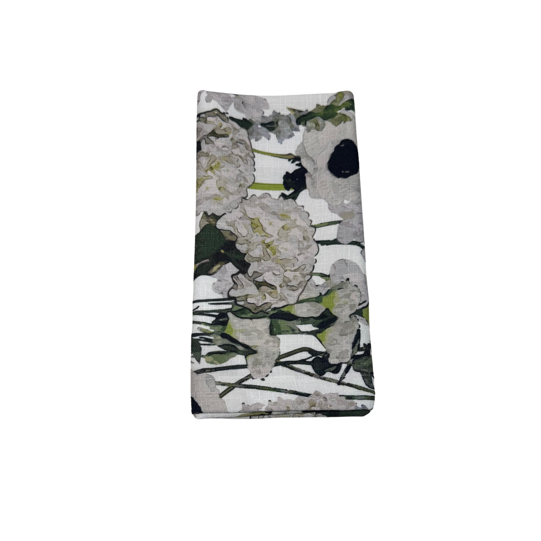 Elizabeth Sutton Floral Garden Set of 4 Napkins
