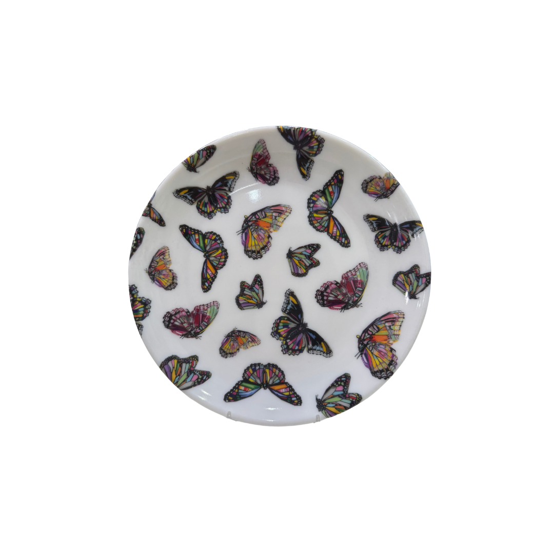 Elizabeth Sutton Butterfly Set of 4 Salad Plates