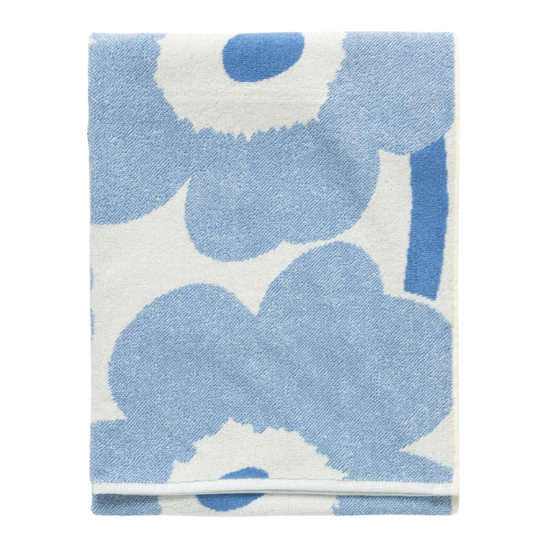 Marimekko Sky Blue Unikko Bath Towel