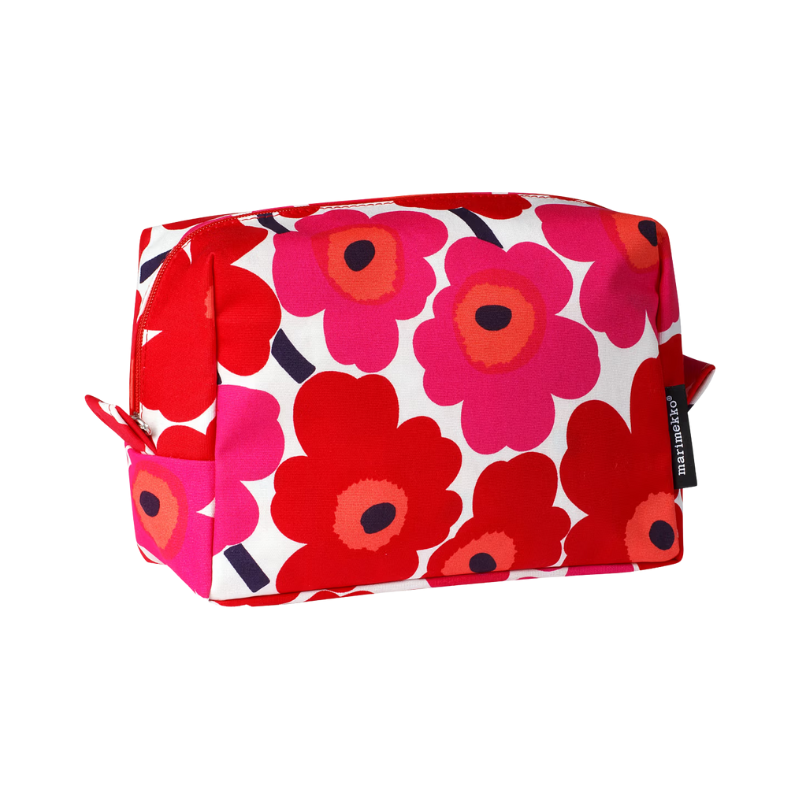 Marimekko Red &amp; White Vilja Unikko Mini Bag