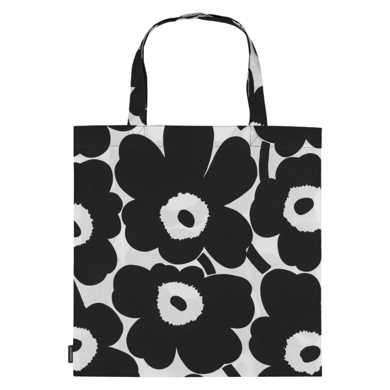 Marimekko Large Black & White Pieni Unikko Bag