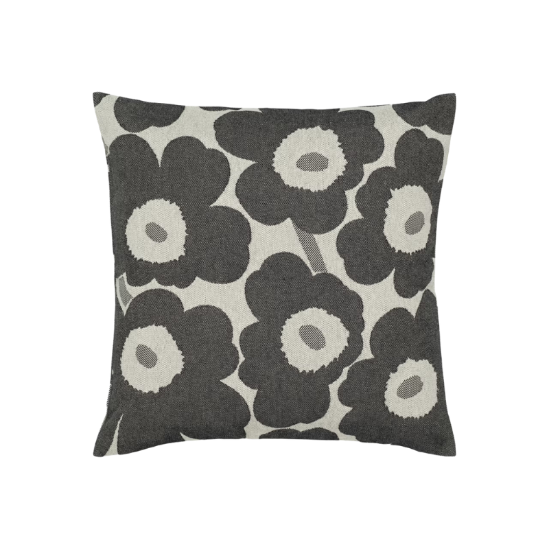 Marimekko Charcoal Pieni Unikko Cushion