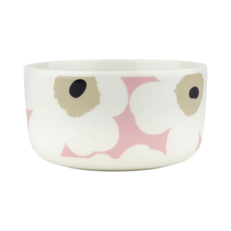 Marimekko Large Pink Oiva Unikko Bowl - Boutique Marie Dumas