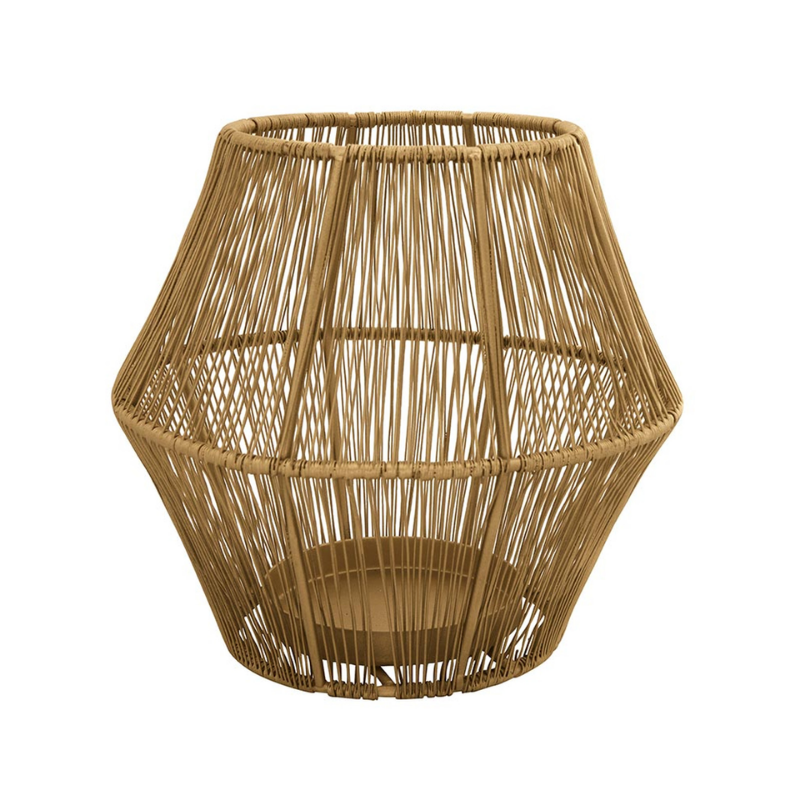 Large Golden Wire Candleholder