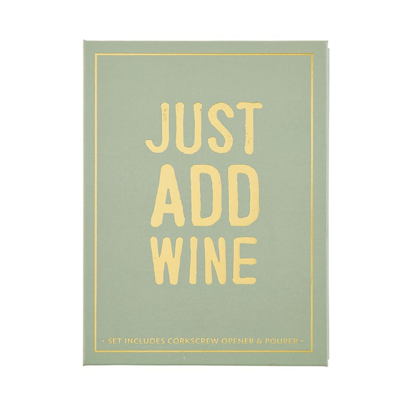 Wine Serving Set Book Box