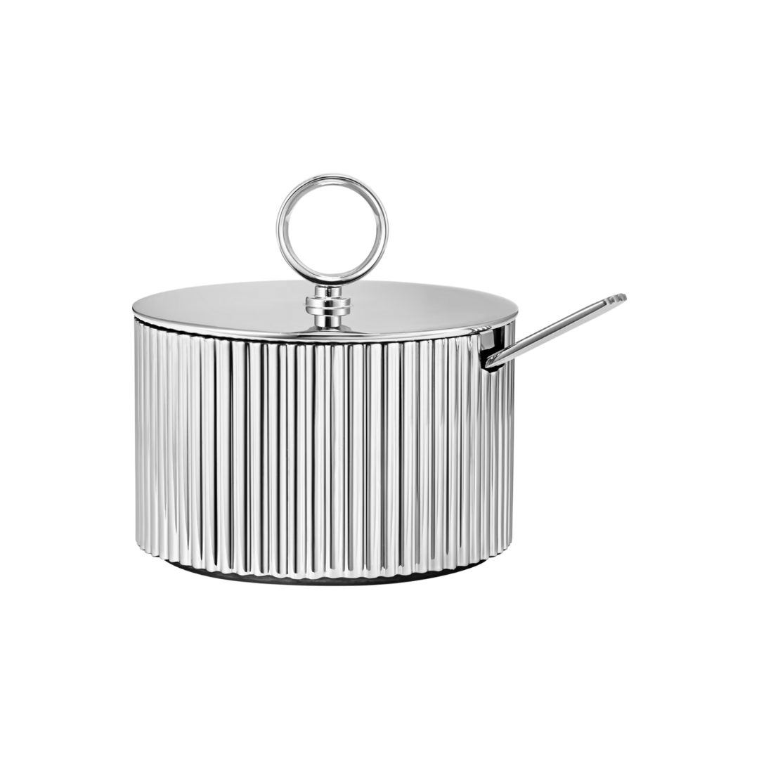 Georg Jensen Bernadotte Sugar Bowl with Spoon