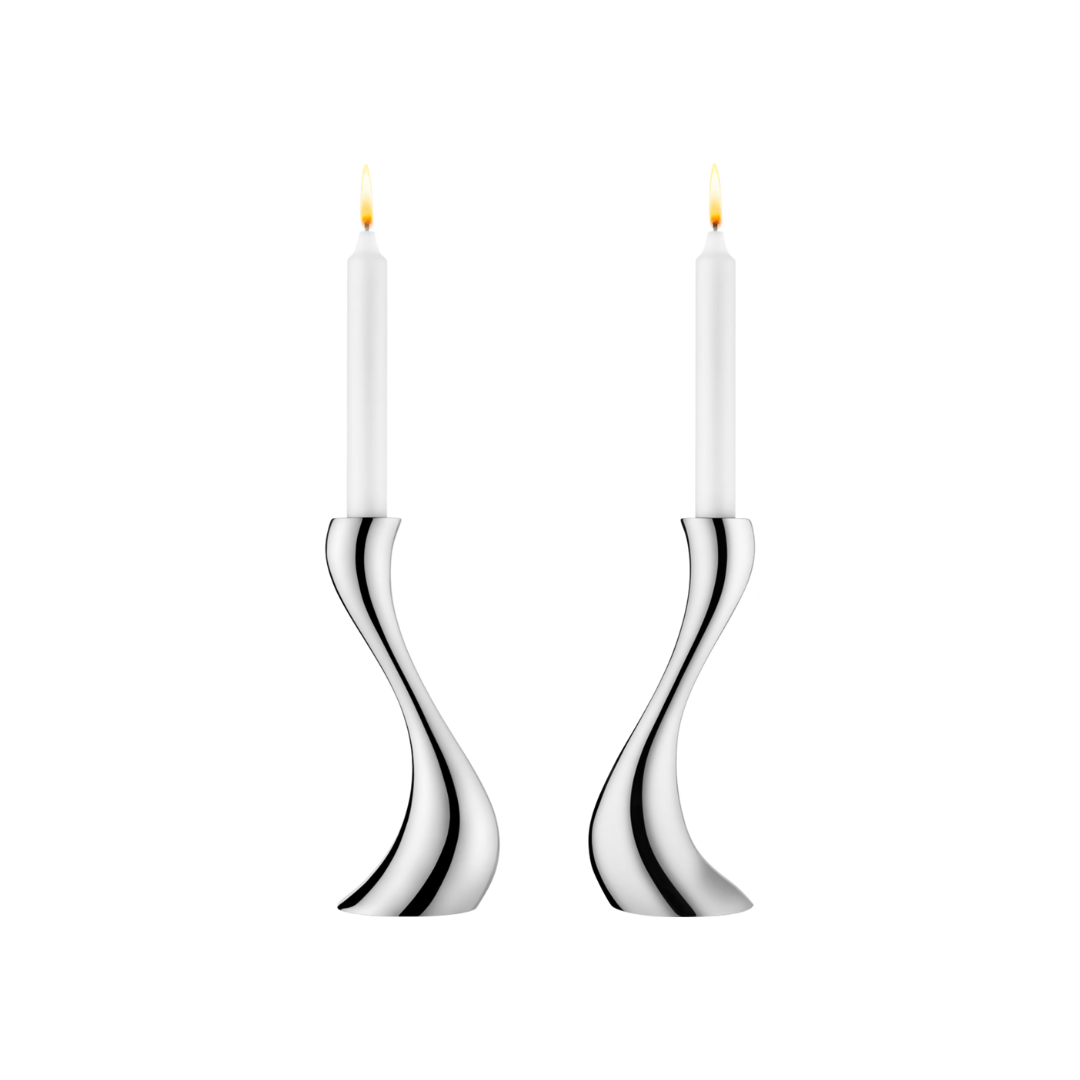 Georg Jensen Cobra Candleholder Set