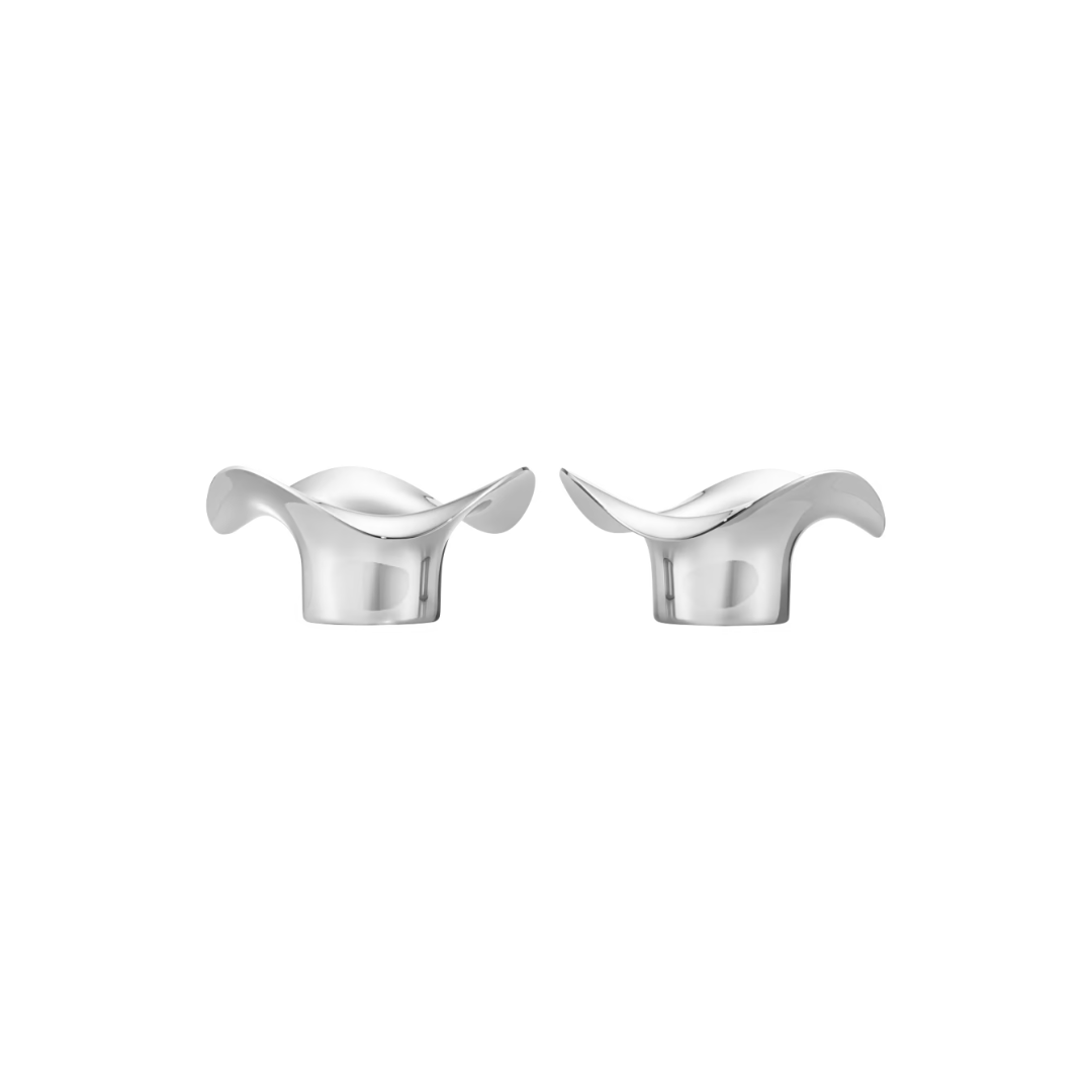 Georg Jensen Cobra Set of 2 Tealight Holders