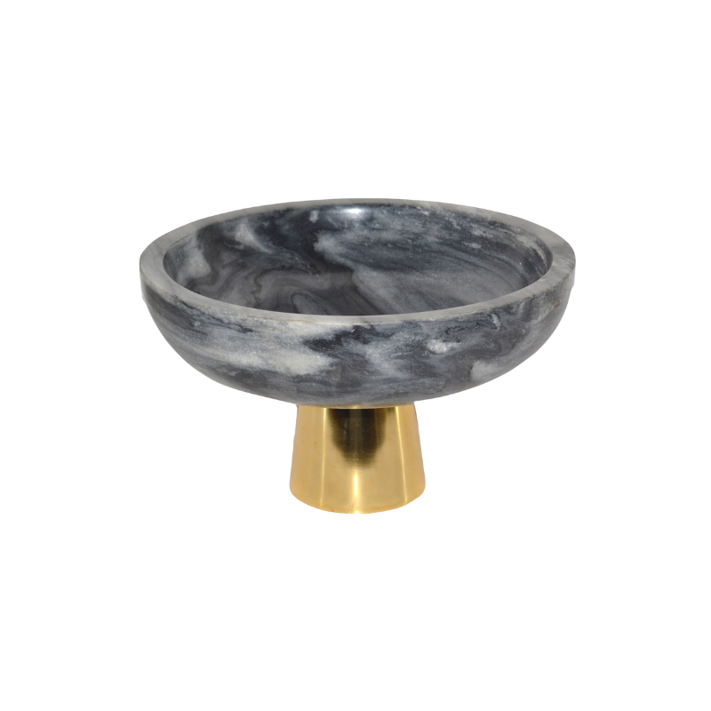 Daze Grey Pedestal Bowl