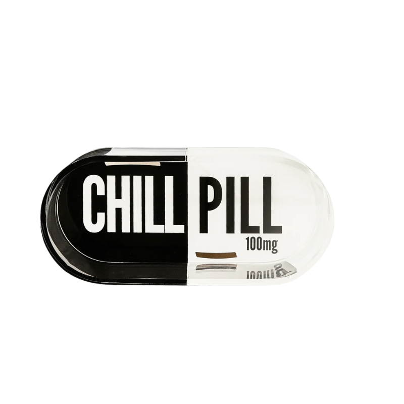 Black &amp; White Chill Pill Tray