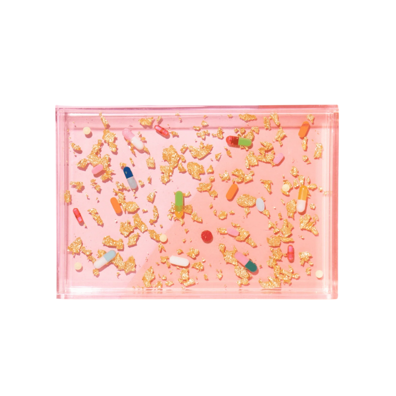 Small Pill &amp; Gold Tray