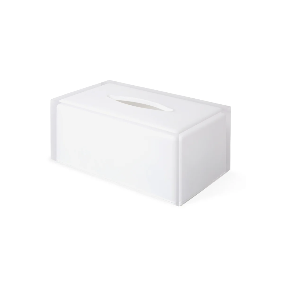 Jonathan Adler Hollywood Long Clear Tissue Box