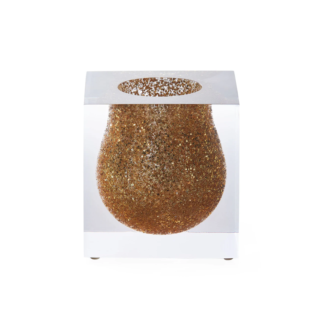 Jonathan Adler Bel Air Mini Scoop Gold Vase