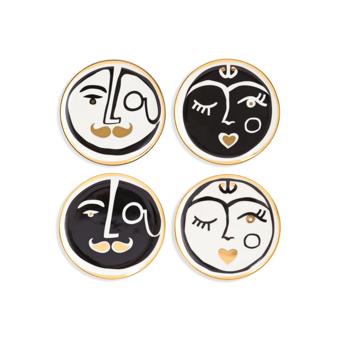 Jonathan Adler Marseilles Coasters Set of Four