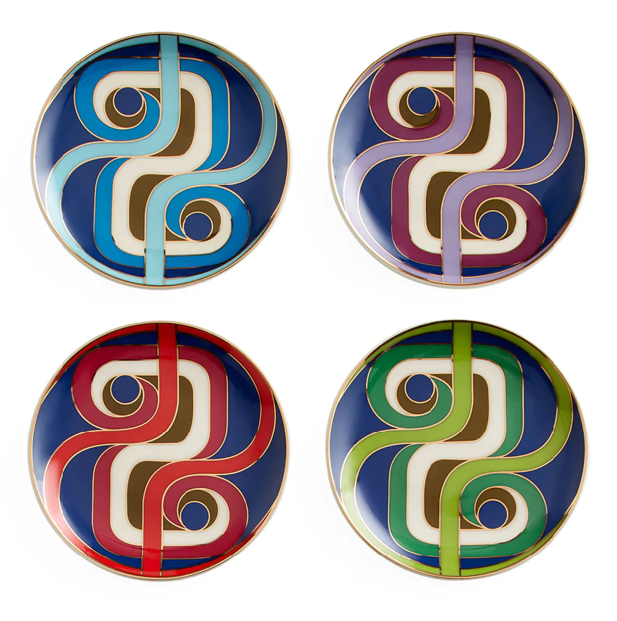 Jonathan Adler Madrid Set of 4 Coasters