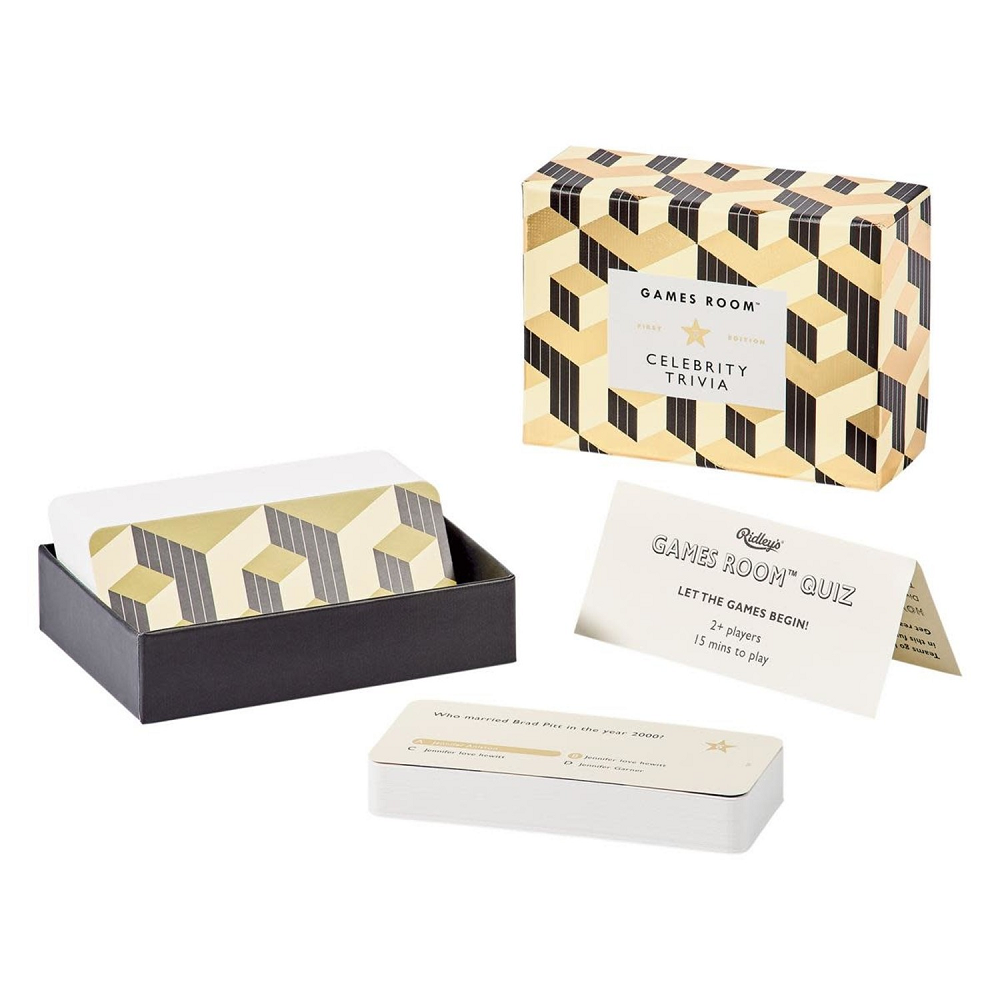 Celebrity Trivia Cards