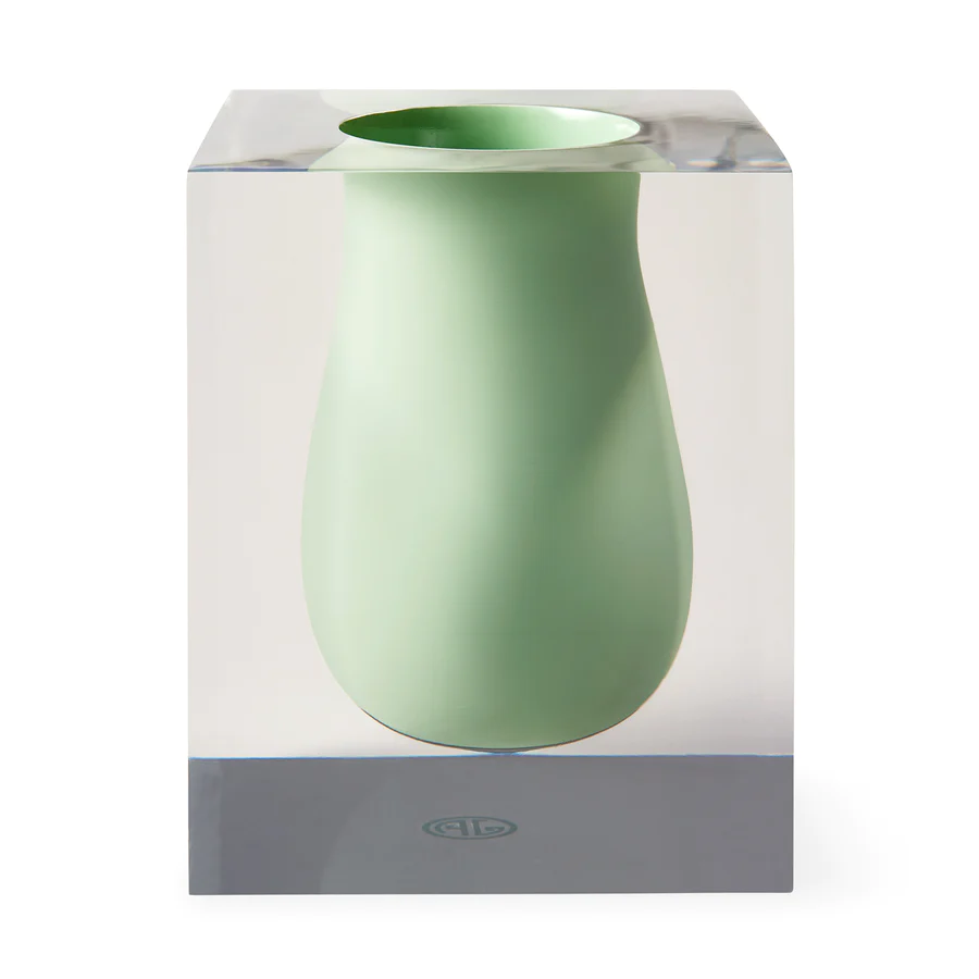 Jonathan Adler Celadon Bel Air Scoop Vase
