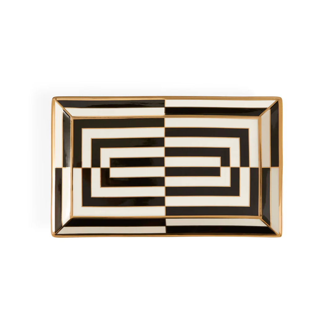 Jonathan Adler Op Art Rectangular Serving Tray
