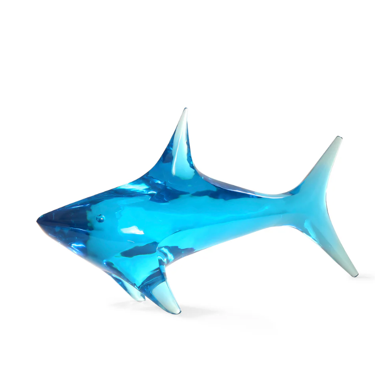 Jonathan Adler Acrylic Shark Sculpture