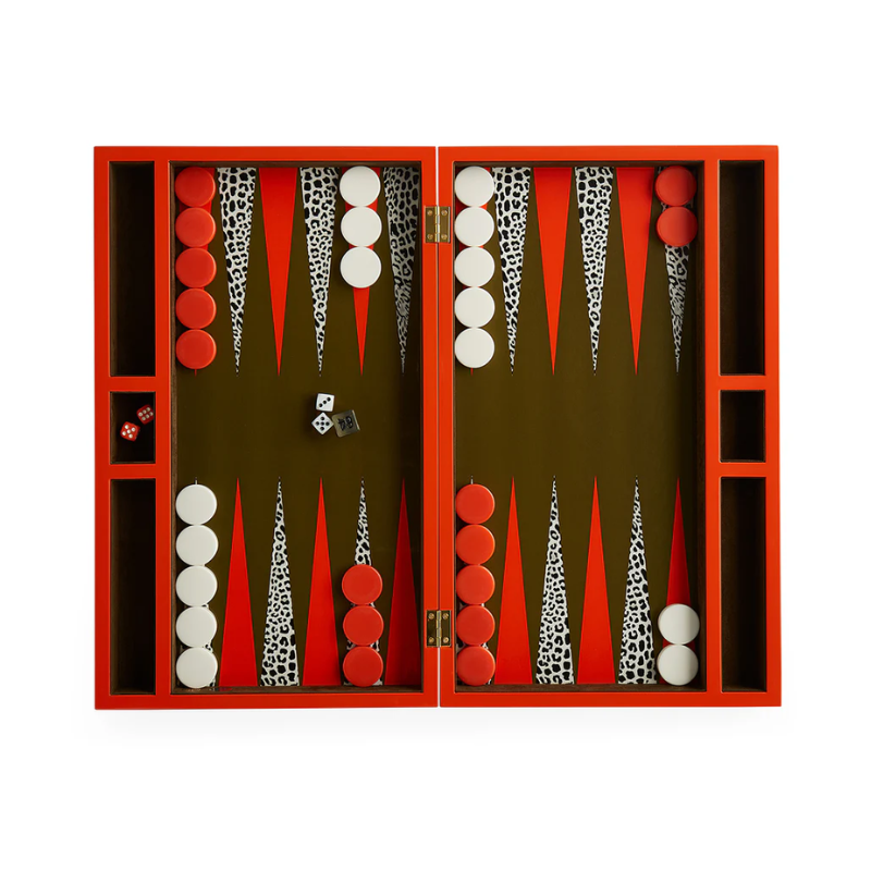 Jonathan Adler Leopard Backgammon Set