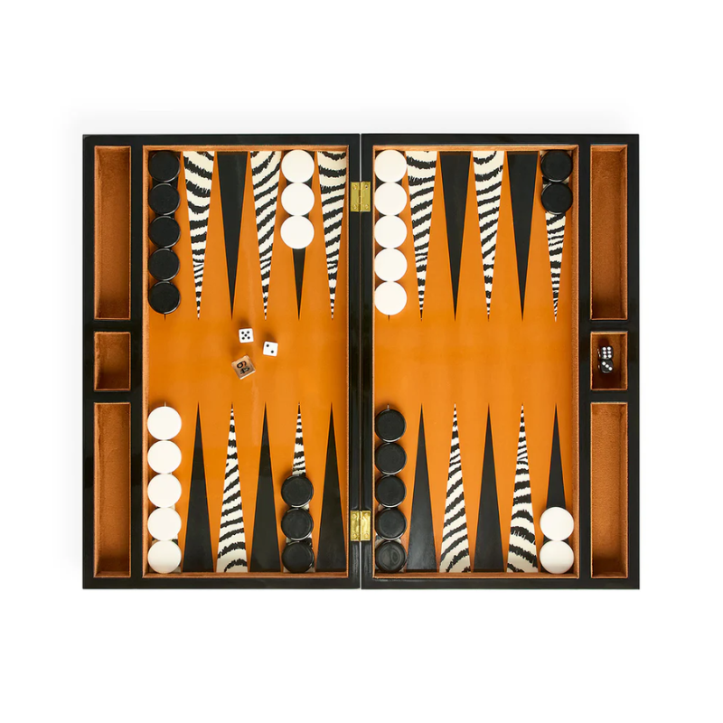 Jonathan Adler Zebra Backgamon Set