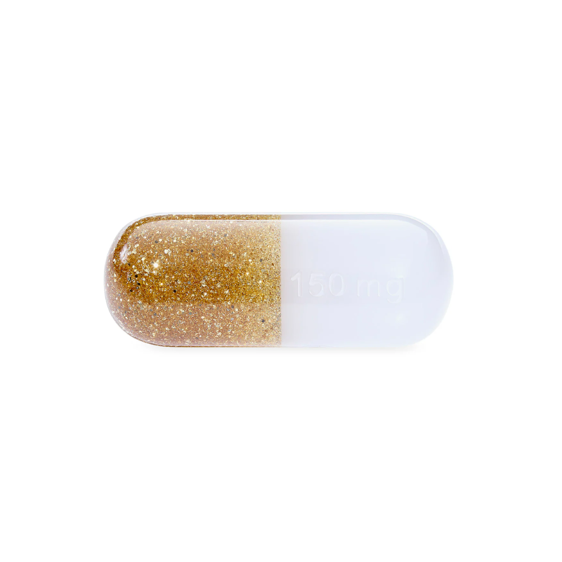 Jonathan Adler Small Gold Glitter Pill