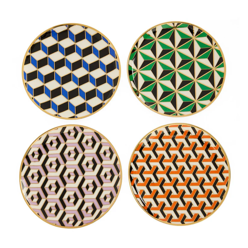 Jonathan Alder Set of 4 Versailles Small Plates