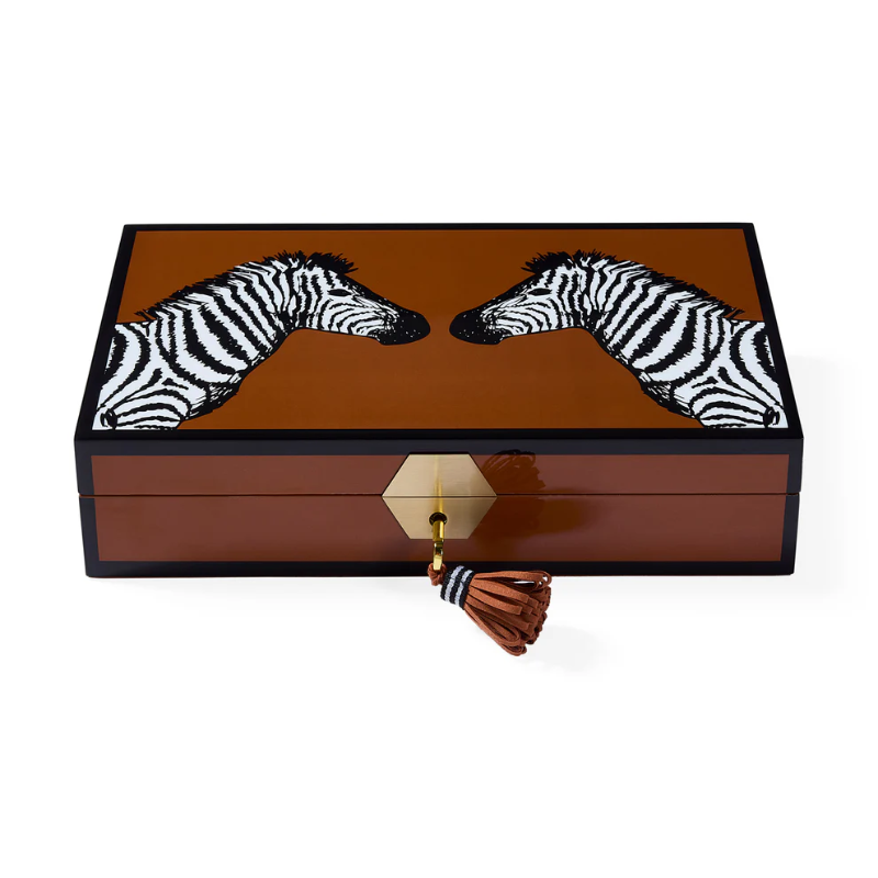 Jonathan Adler Zebra Jewelry Box