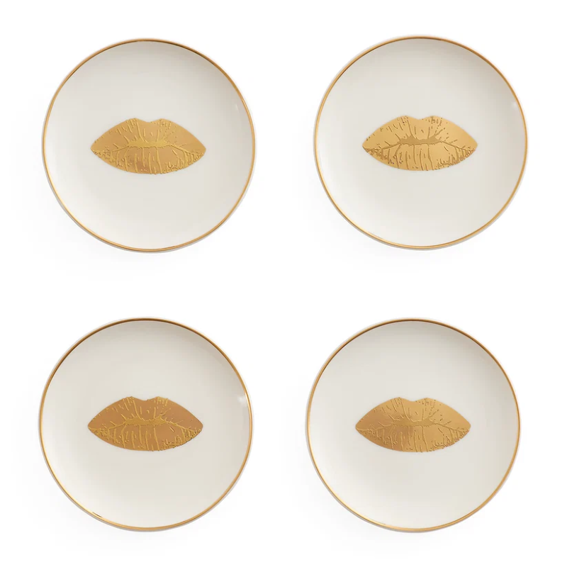 Jonathan Adler Lips Coasters