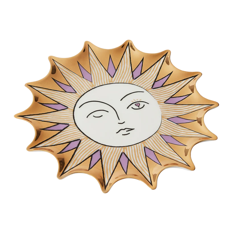 Jonathan Adler Muse Sun Gold Trinket Tray