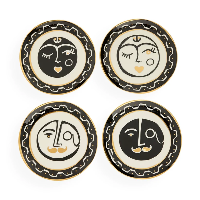 Jonathan Adler Marseilles Small Set of 4 Plates