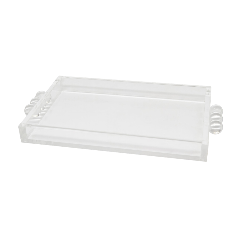 Clear Bubble Handle Tray