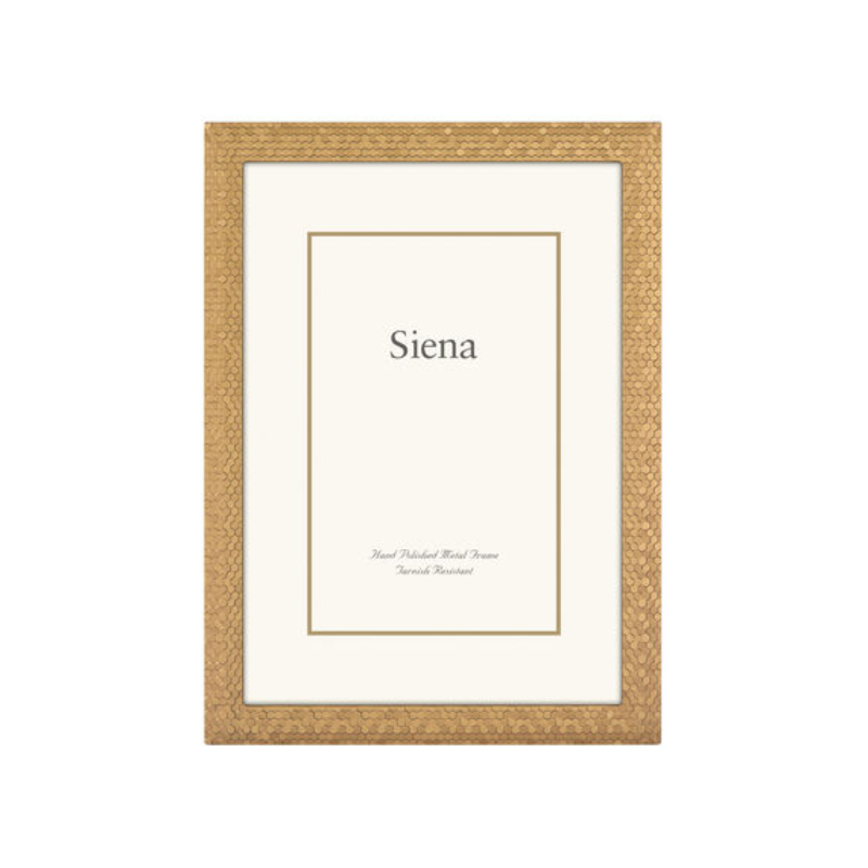 Siena Gold Glitter 4x6 Frame