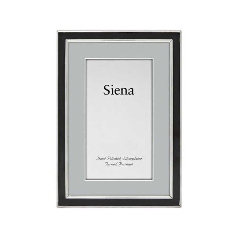 Siena Enamel Black 5x7 Frame