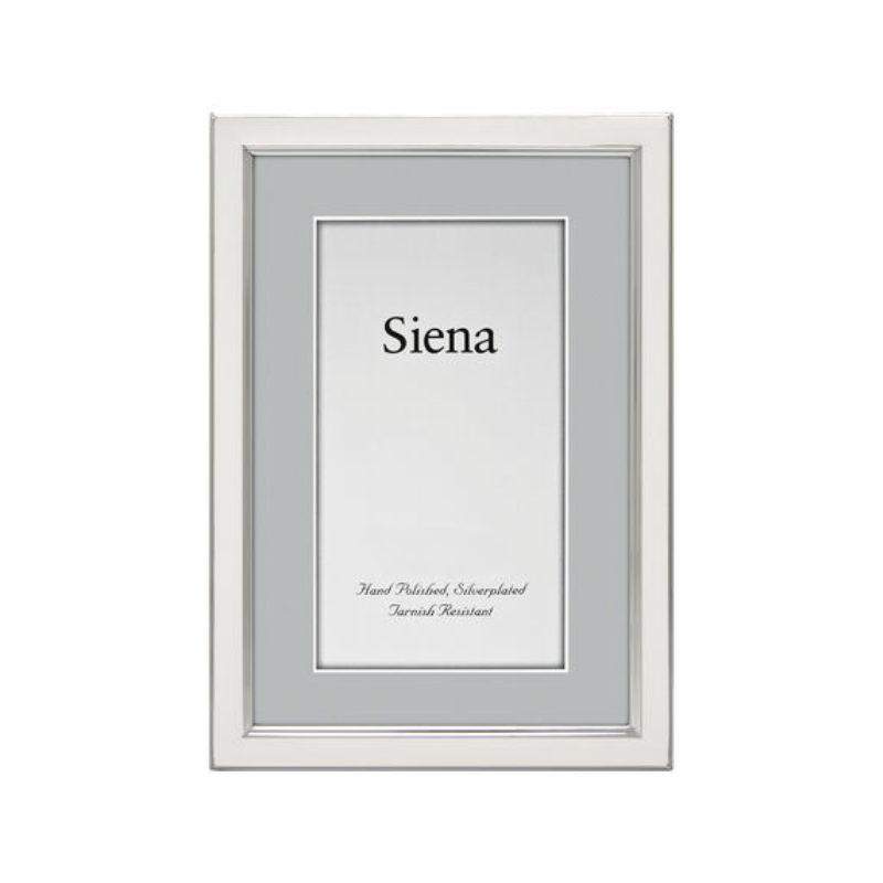 Siena Enamel White 5x7 Frame