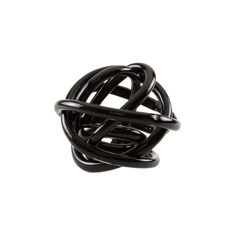 Black Glass Knot