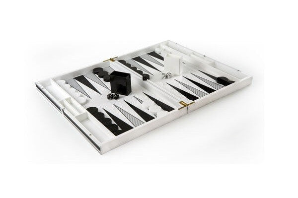 White Lucite Backgammon