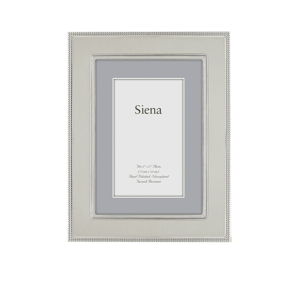 Siena Plain Pearl 8x10 Frame