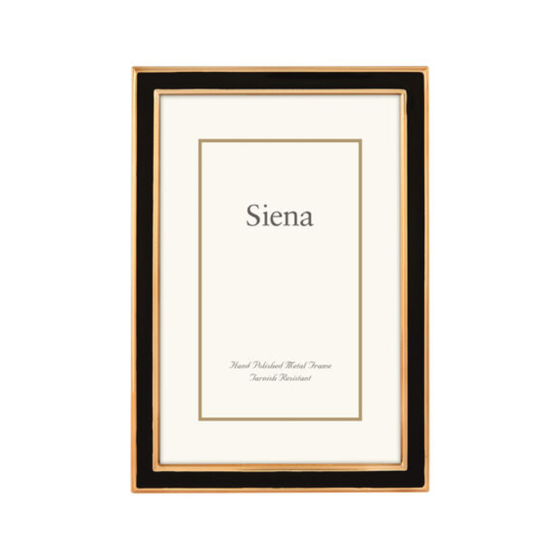 Gold &amp; Black Siena 5x7 Frame