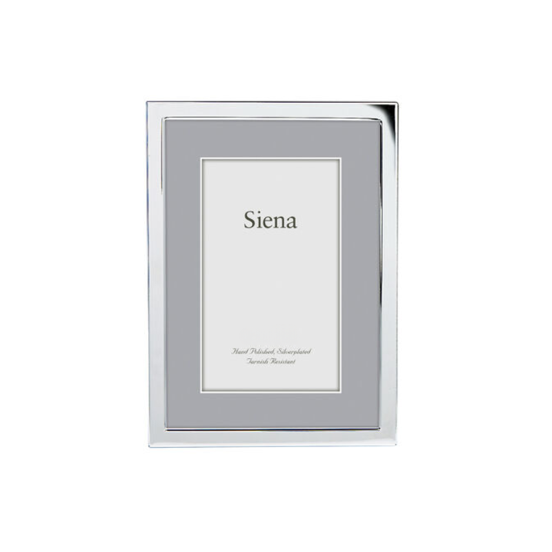 Silverplate Siena 4x6 Frame
