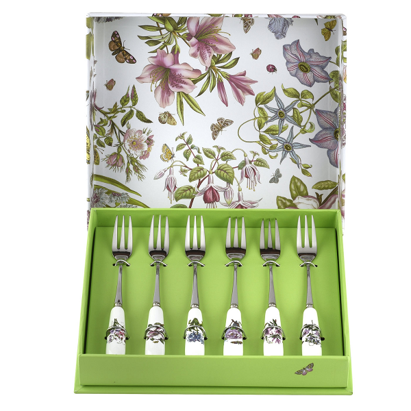 Botanic Garden Assorted Pastry Forks Set of 6