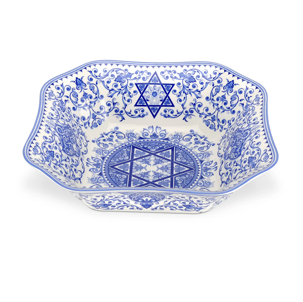 Spode Blue Italian Square Salad Bowl
